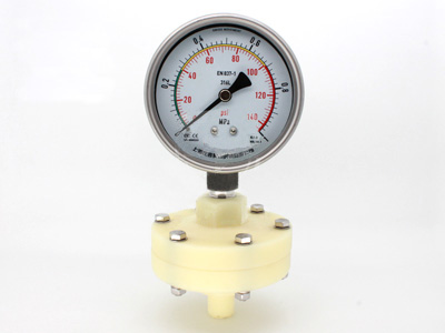Y-ML-PTFE 防腐耐腐隔膜壓力表